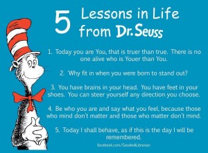Dr.Seuss Life Lessons Quotes Images