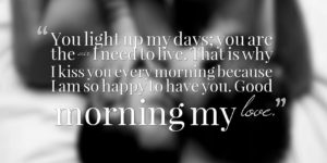 good morning text message for my girlfriend