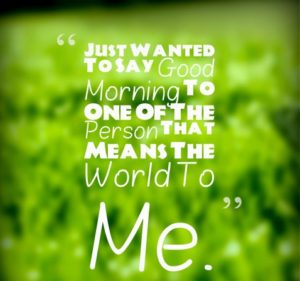 good morning text message to your girlfriend
