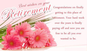 Retirement Card Messages and Wishes