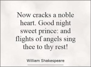 Shakespeare Quotes Goodnight Sweet Prince