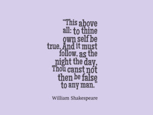 This Above All Shakespeare Quote