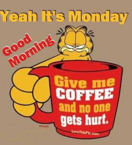 Garfield Monday Morning