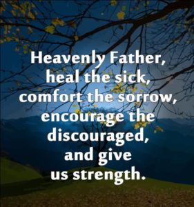 Prayer for healing the sick quotes