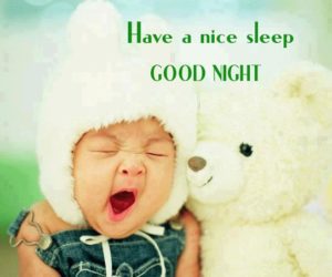 Good Night Cute Baby Image