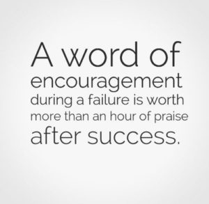 Most Encouraging Words for Failure
