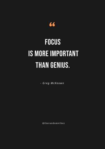 focus quote