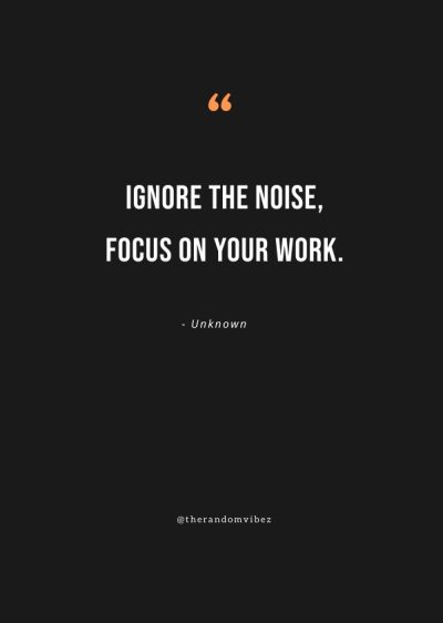 quotes about focus