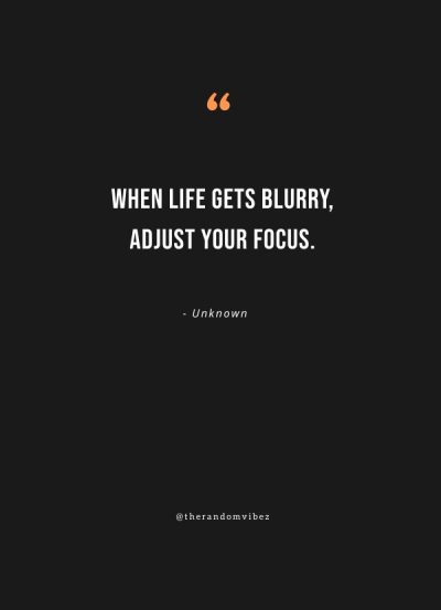 quotes about focusing