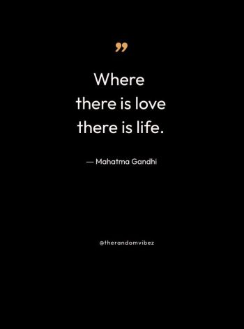 Mahatma Gandhi Quotes on love