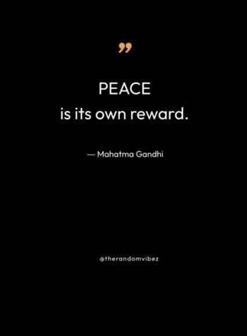 Mahatma Gandhi Quotes on peace