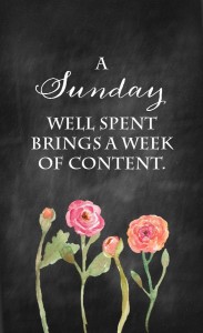 Sunday Quotes and Images