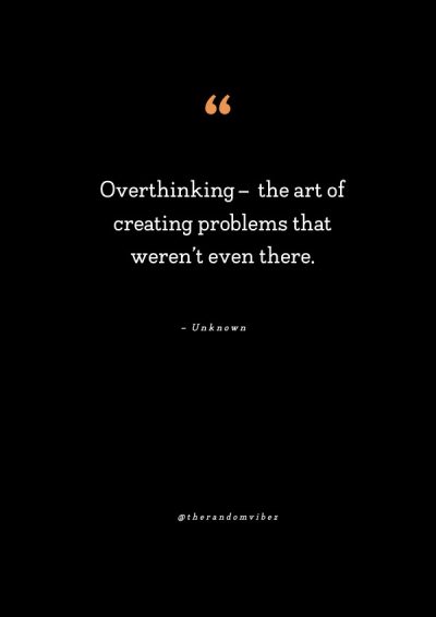 Overthinking Quotes Images