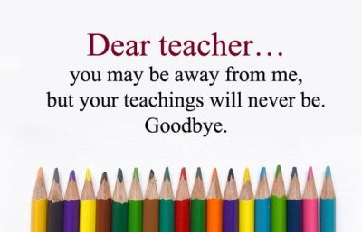 Farewell Quotes For Teachers