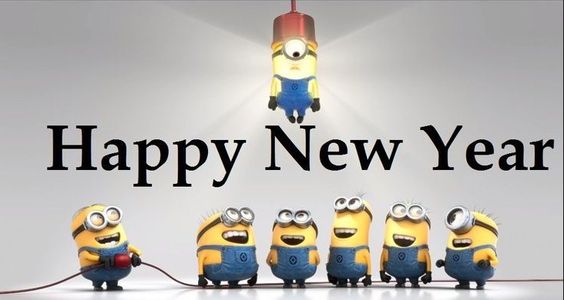 Sweet Minions Happy New Year Greetings Images