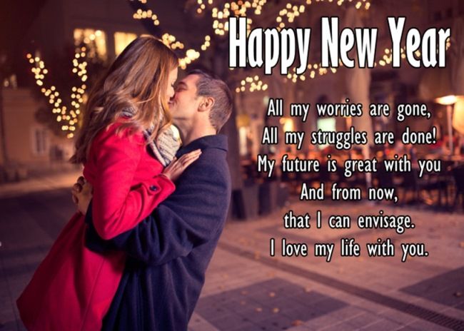 Happy New Year's Wishes for love
