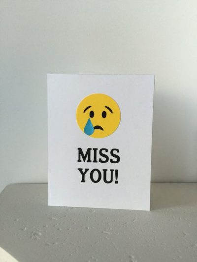 Miss You Goodbye Cards