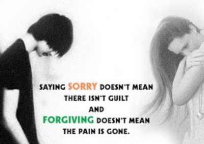Sad Quotes About Being Sorry