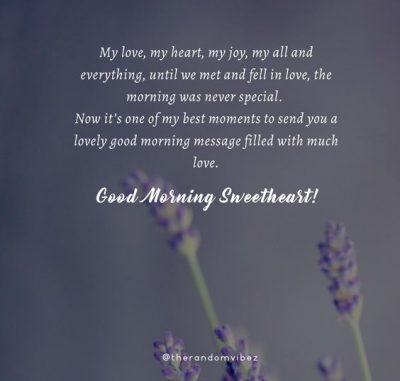 Special Good Morning Quotes For Her