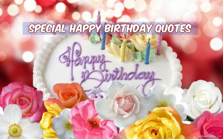 Short lovely birthday quotes images