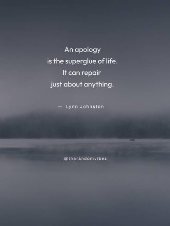 quotes about being sorry