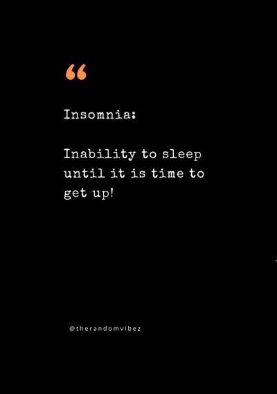 Insomnia One Liners