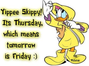 TGIF coming quotes images donald duck