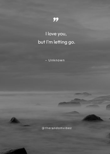 sad letting go quotes