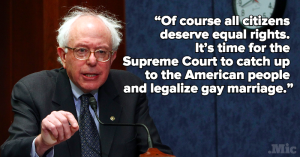 Bernie Sanders Quotes about Gay, Americans Rights IMages