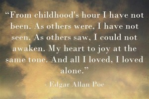 edgar allan poe quotes on family images