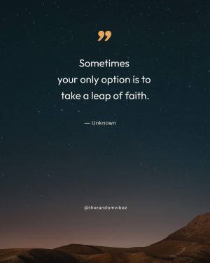 leap of faith picture quotes