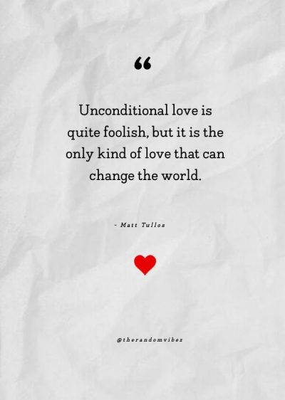 loving someone unconditionally