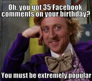 Funny Facebook BIrthday Memes