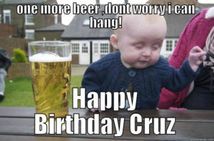 funny birthday wishes drunk