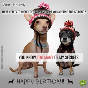 funny birthday wishes friends