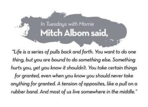 Mitch Albom Tuesdays with Morrie Quotes