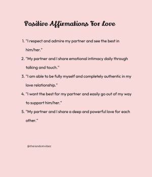 Positive Affirmations Daily