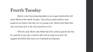 Tuesdays with Morrie Quotes 4