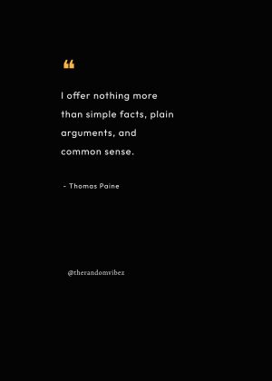 thomas paine common sense quotes