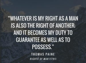 thomas paine rights of man quotes
