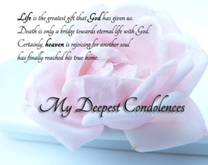 My Deepest Condolences quotes
