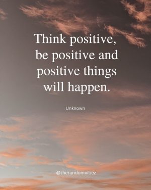 Think Positive Quotes