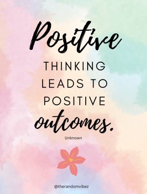 Thinking Positive Quote