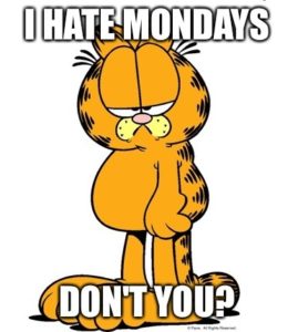 Garfield I hate Mondays image
