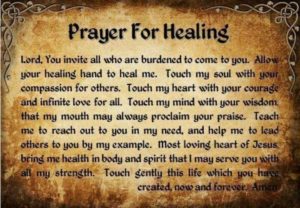 Christian Prayer for healing quotes