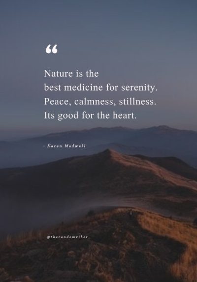 Nature Serenity Quotes