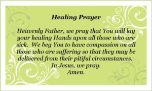 Prayer for Healing and Strength Quotes