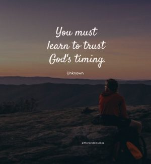 Quotes about God and his timing