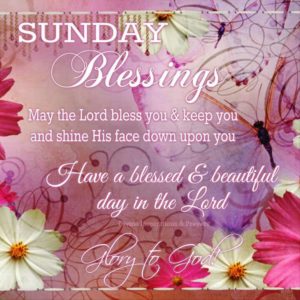 Sunday Morning Blessing Quotes