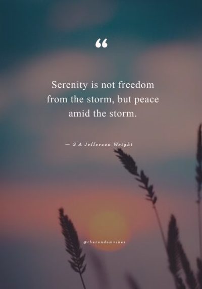 serenity peace quotes